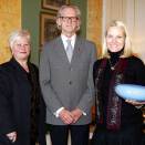 3 February: The Crown Princess is awarded "Plussprisen" - an award from HIV Norway (Photo: Håkon Mosvold Larsen, Scanpix)